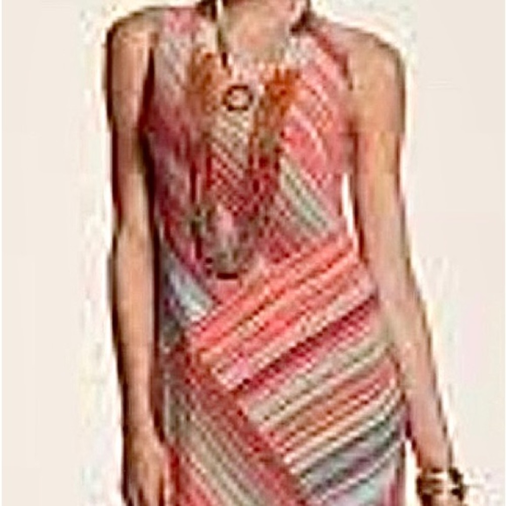 🪸Chico’s Island Breeze Orange & Corals Sleeveless Maxi Tamra Dress 2, L, Large